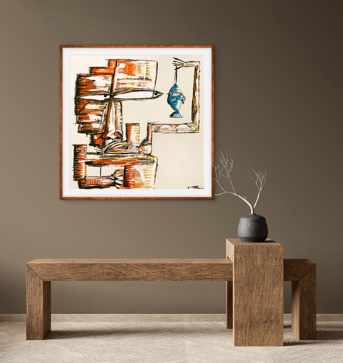 It looked bigger in the boat