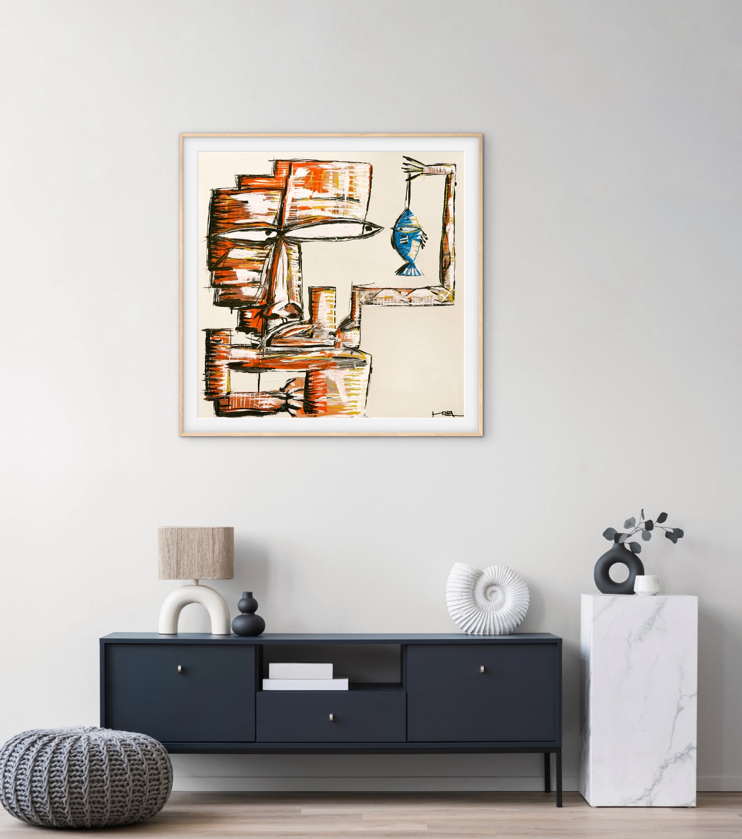 It looked bigger in the boat