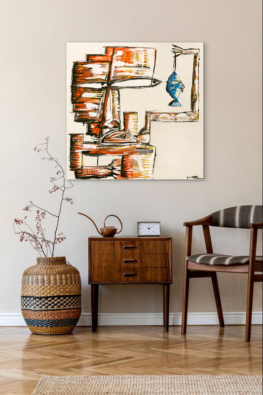 It looked bigger in the boat